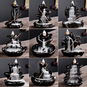 Backflow Incense Burner - Ceramic - Creative - Chinese Traditional Craft