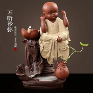 Backflow Incense Burner - Zisha Clay - Zen - Chinese Traditional Craft