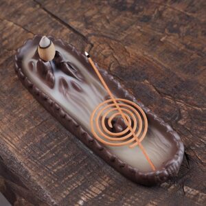 Backflow Incense Burner - Ceramic - Home - Chinese Traditional Craft
