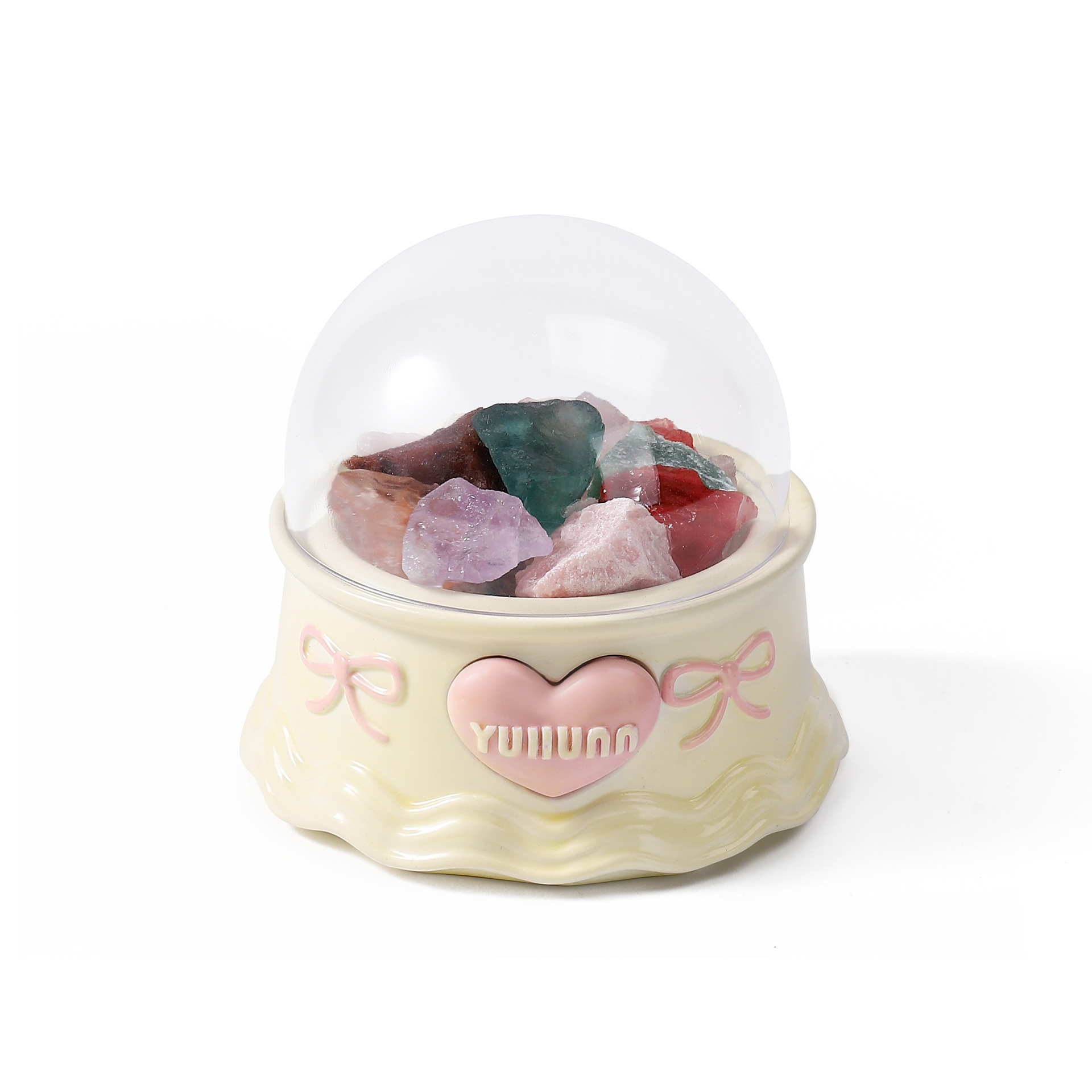 YUHUAN Secret Garden Diffuser Stone Gift Box – Flameless Aromatherapy Crystal with Essential Oil - In Use