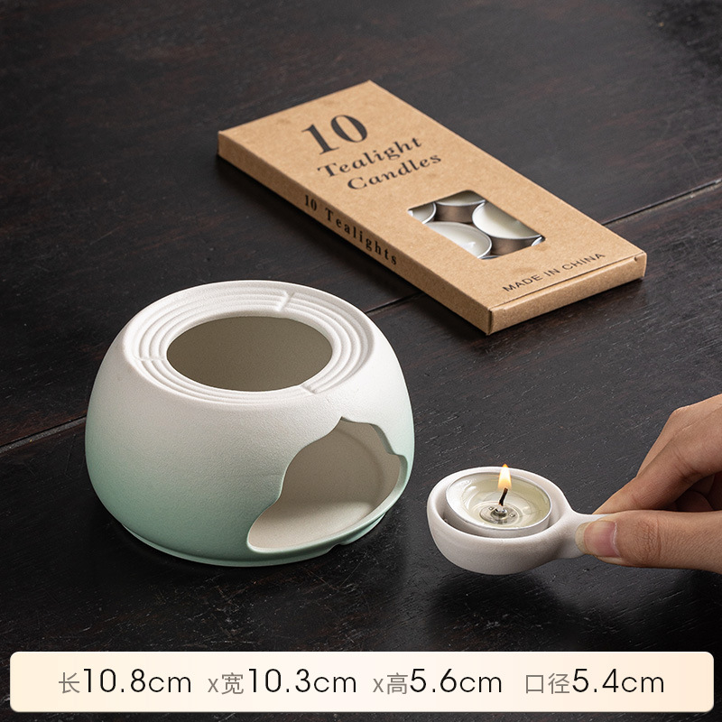 Traditional Ceramic Candle-Heated Tea Roaster - Tea Aroma Enhancer - Packaging