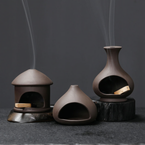 Palo Santo & Sage Ceramic Burner Holder - Ceramic Incense Burner
