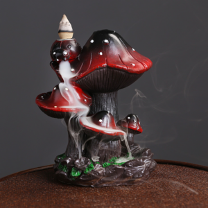 Creative Mushroom Resin Backflow Incense Burner - Backflow Incense Burners