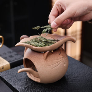 Ceramic Cedar Tea Roasting Aromatherapy Burner - Ceramic Incense Burner