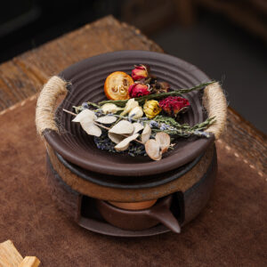 Ceramic Coarse Pottery Aromatherapy Roasting Burner - Ceramic Incense Burner