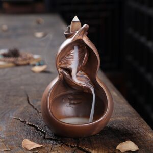 Cross-border Ceramic Backflow Incense Burner - Antique Gourd Style - Backflow Incense Burners