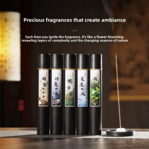 Premium 50g Colored Incense Sticks - Goose Pear Curtain Aroma Collection - Incense Sticks