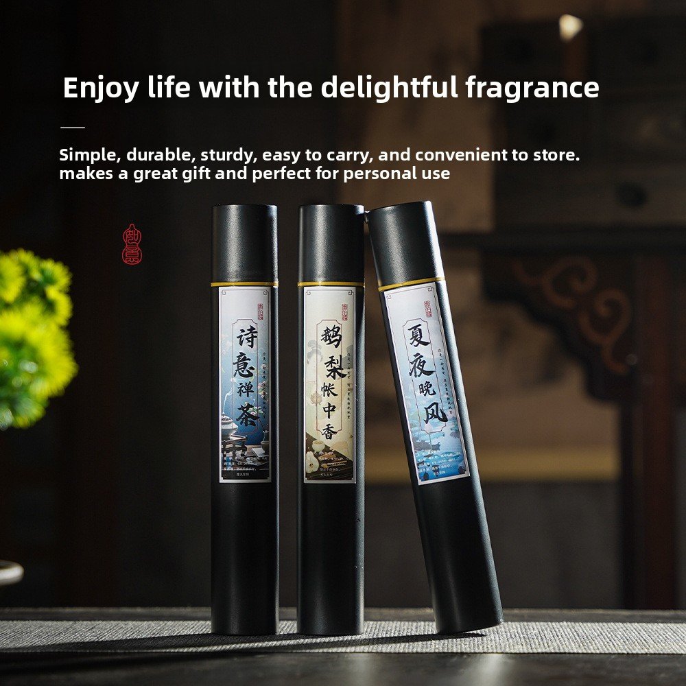 Premium 50g Colored Incense Sticks - Goose Pear Curtain Aroma Collection - Lifestyle Scene