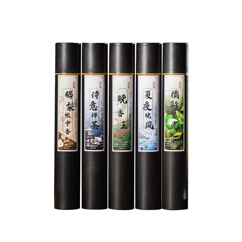 Premium 50g Colored Incense Sticks - Goose Pear Curtain Aroma Collection - In Use
