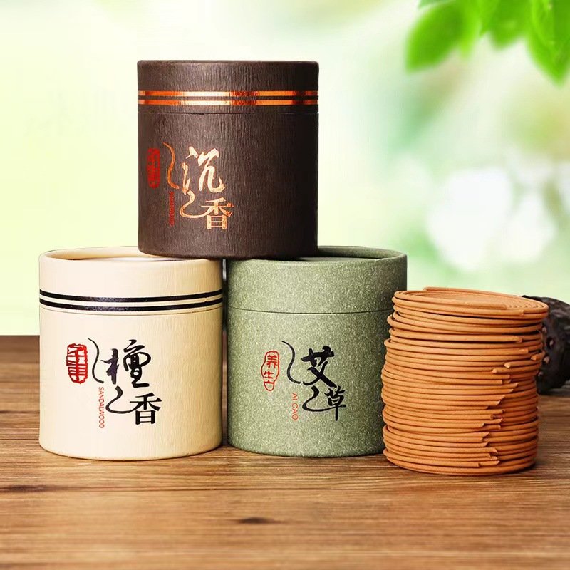 Mugwort Coil Incense - 4-Hour Long-Burning Set, 3 Scents - Lifestyle Scene
