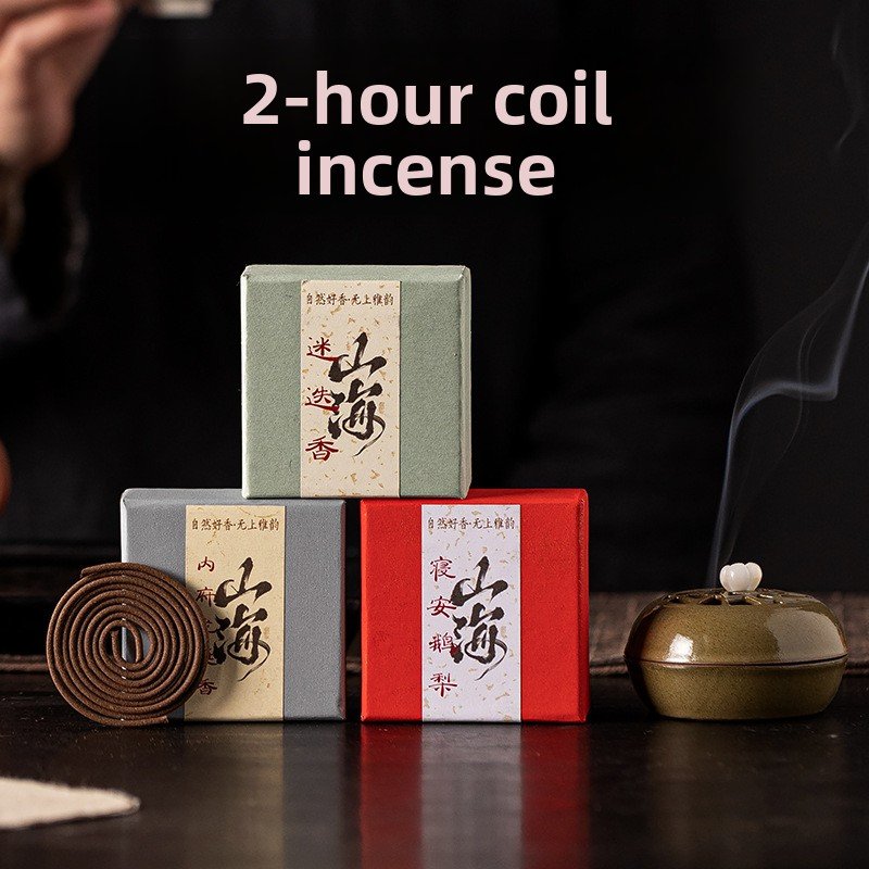 2-Hour Coil Incense - 9 Classical Chinese Fragrances - Coil Incense