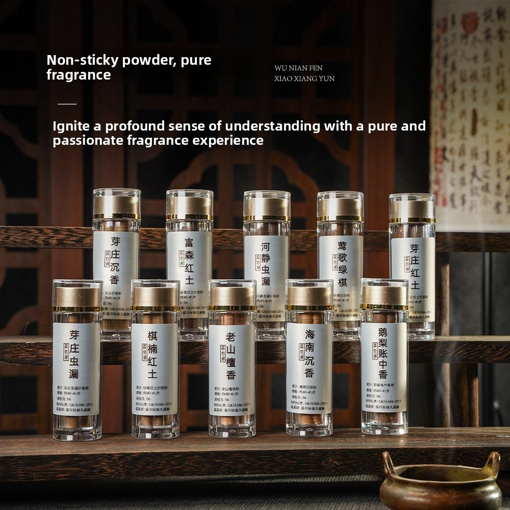 Premium Connoisseur Incense Collection - 17 Rare Wood Varieties - Detail View