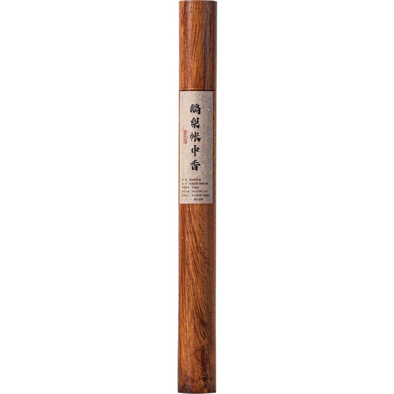Natural Wood-Tube Incense Sticks - 8 Scents, Rosewood Tube - In Use