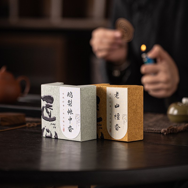 2-Hour Premium Disc Incense - 7 Classical Chinese Fragrances - Detail View