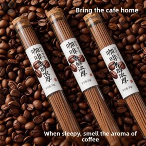 Natural Coffee Scent Incense Sticks - Home & Office Aromatherapy - Incense Sticks
