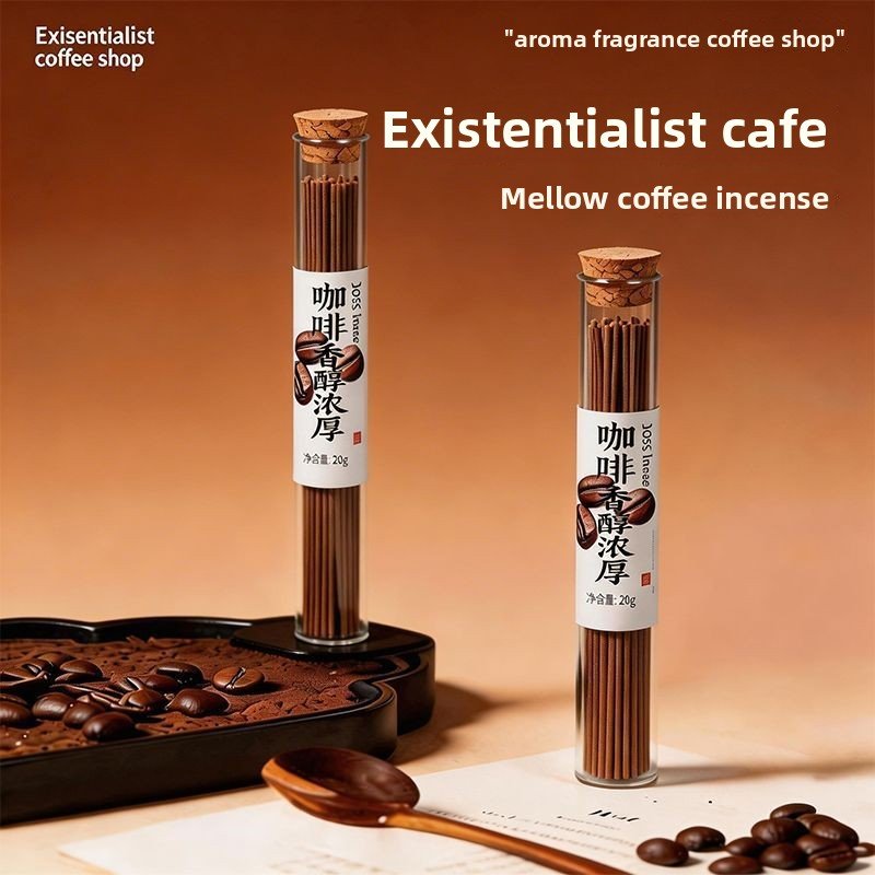 Natural Coffee Scent Incense Sticks - Home & Office Aromatherapy - Lifestyle Scene