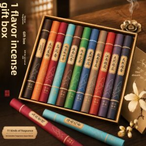 11-Flavor Natural Incense Sticks Collection - Sandalwood, Agarwood & Herbs - Incense Sticks