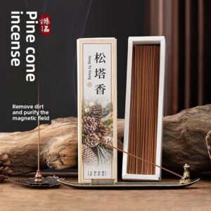 Natural Backflow Incense Cones - 10 Fragrances for Waterfall Smoke - Backflow Incense Burners