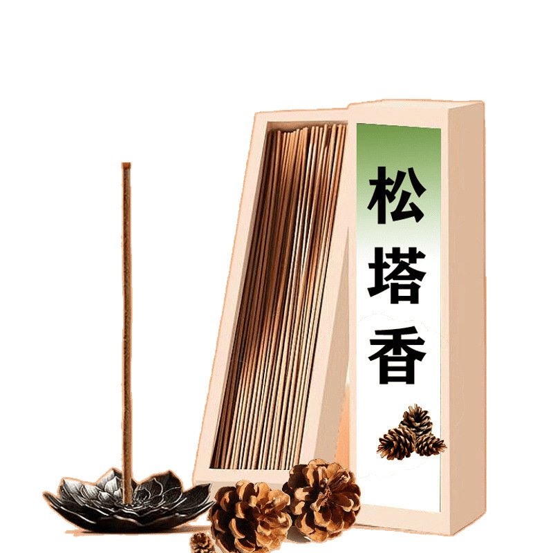Natural Backflow Incense Cones - 10 Fragrances for Waterfall Smoke - In Use