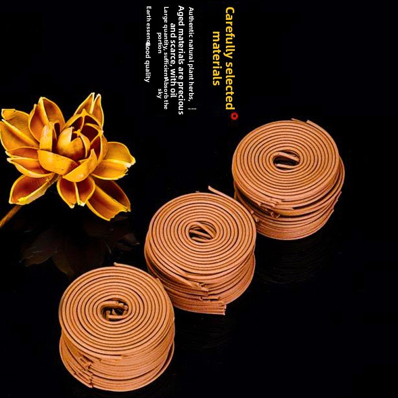 120-Disc Natural Coil Incense Collection - 6 Classical Chinese Scents - Lifestyle Scene
