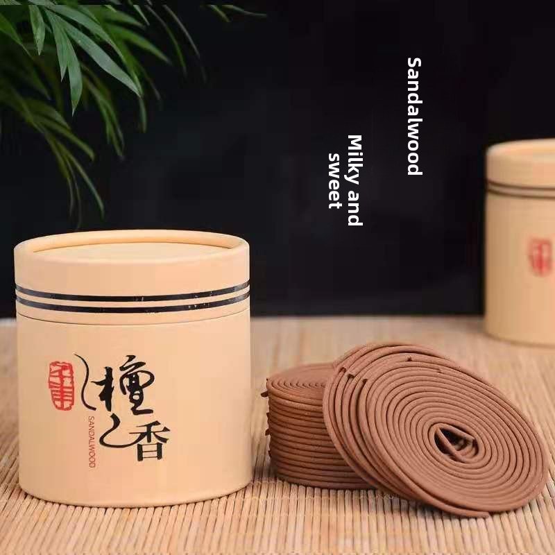 120-Disc Natural Coil Incense Collection - 6 Classical Chinese Scents - In Use