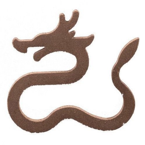 Natural Adhesive-Free Dragon-Shaped Coil Incense - 42 Discs - In Use