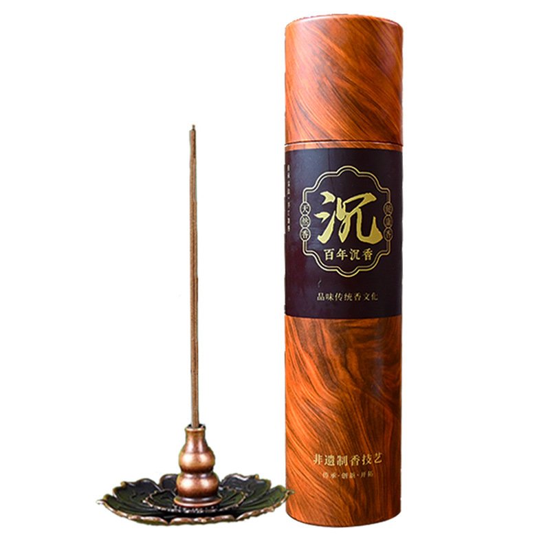 Century Agarwood Incense Sticks Bulk Jar - 400 Sticks Natural Fragrance - In Use