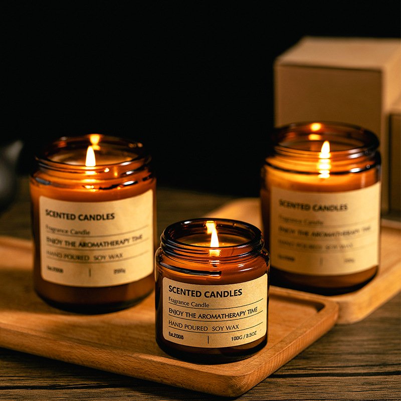 Aromatherapy Scented Soy Candle - Hand-Poured Home Fragrance - Meditation and Lifestyle