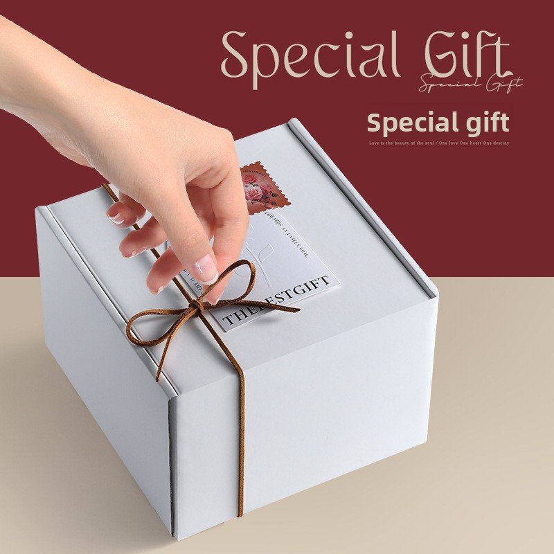 Camellia Scented Candle Gift Box - Floral Home Fragrance Set - Size Reference