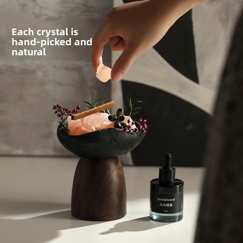 Luxury Reed Diffuser Stone Gift Box - Essential Oil Scent Collection - Detail View
