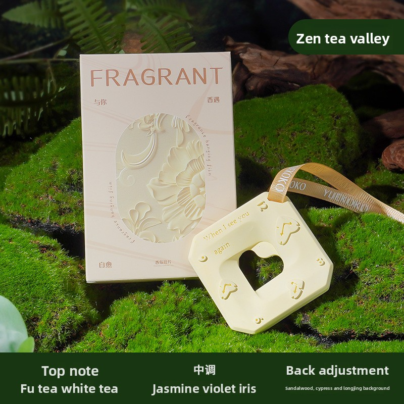 ANGFEI Diffuser Stone Car & Wardrobe Hanging – Natural Volcanic Stone Aromatherapy, 10 Styles - Back View
