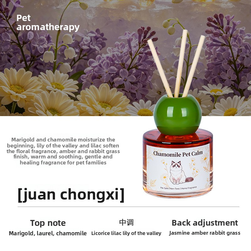 YUEKOKO Pet-Friendly Reed Diffuser – Safe Aromatherapy for Homes with Pets, 120ml - Close-up