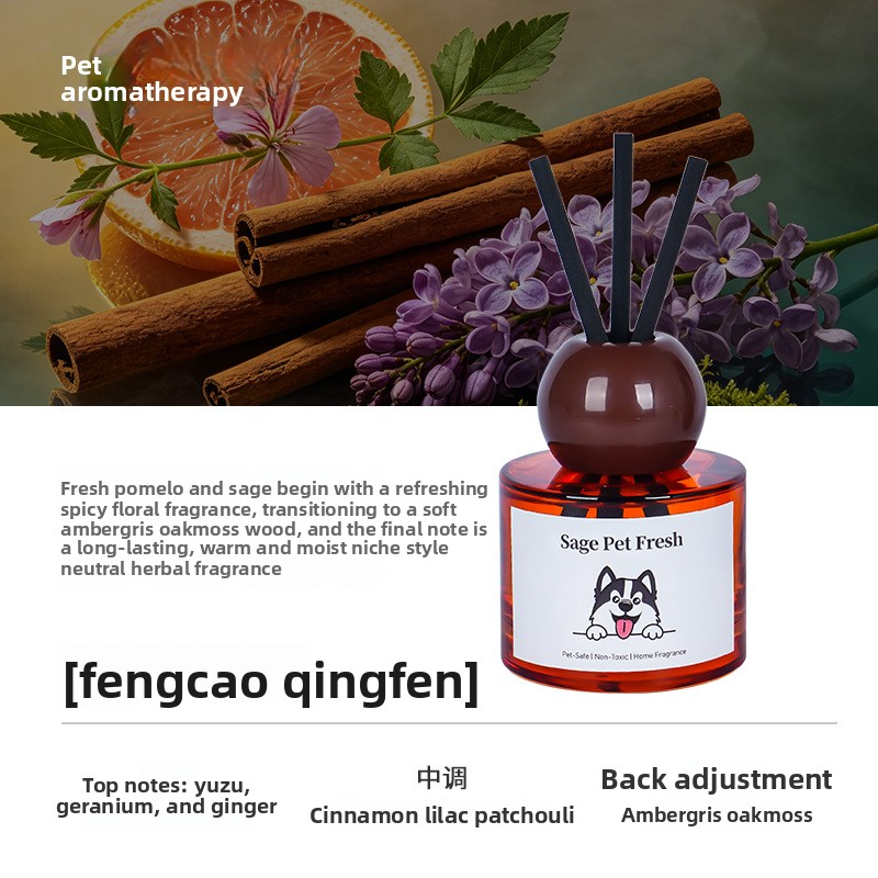YUEKOKO Pet-Friendly Reed Diffuser – Safe Aromatherapy for Homes with Pets, 120ml - Set / Collection