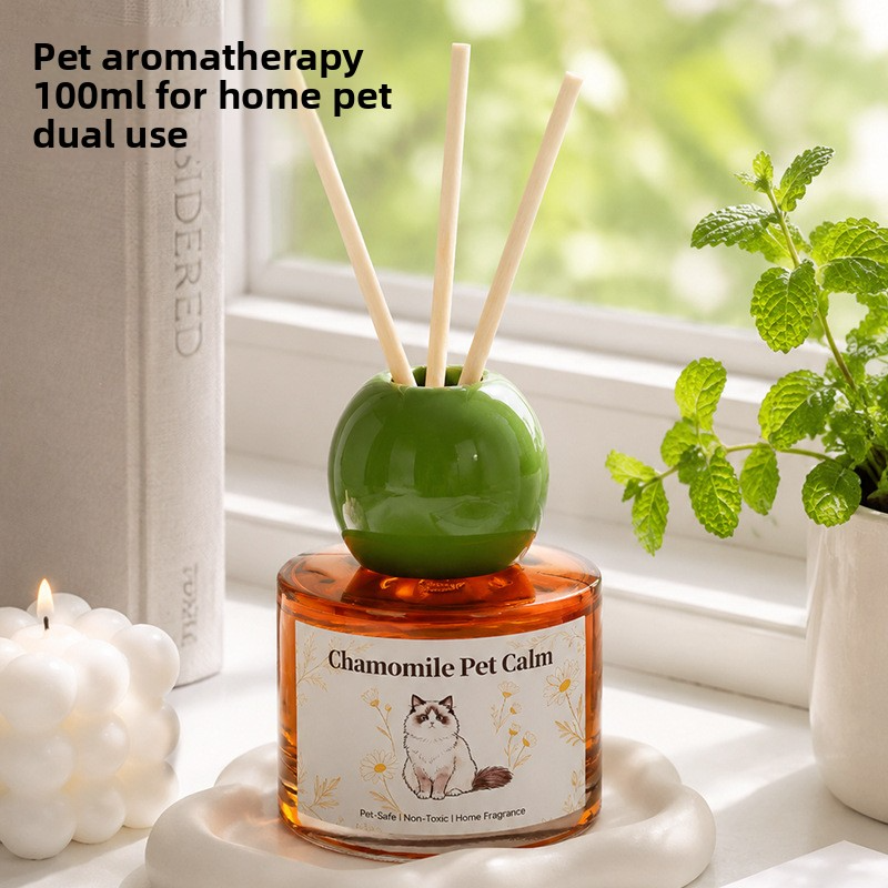 YUEKOKO Pet-Friendly Reed Diffuser – Safe Aromatherapy for Homes with Pets, 120ml - Aromatherapy Diffuser