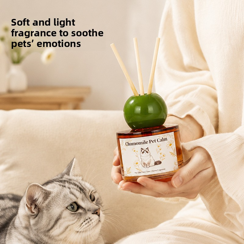 YUEKOKO Pet-Friendly Reed Diffuser – Safe Aromatherapy for Homes with Pets, 120ml - Detail View