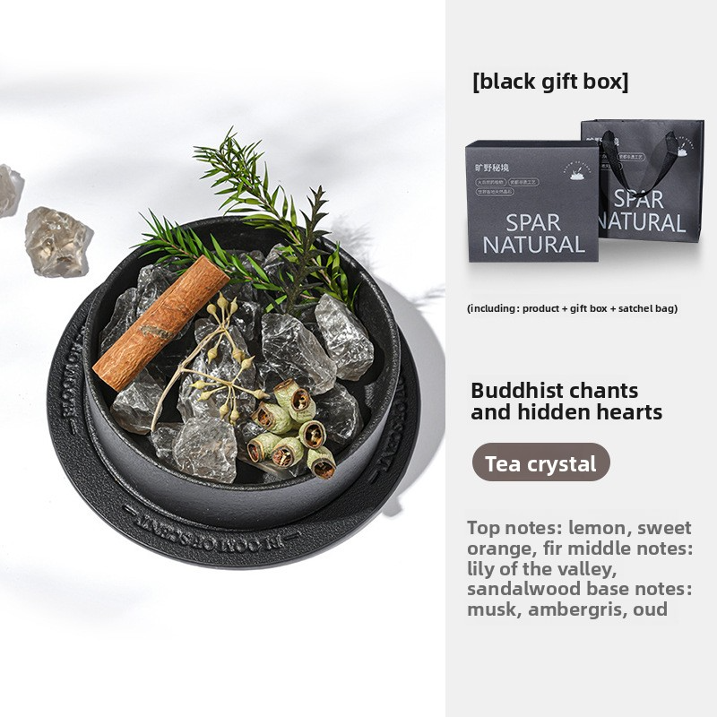 YUEKOKO Wilderness Crystal Stone Diffuser Gift Box – Natural Crystal Aromatherapy, 6 Styles - In Use