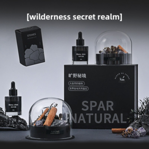 YUEKOKO Wilderness Crystal Stone Diffuser Gift Box – Natural Crystal Aromatherapy, 6 Styles - Aromatherapy Diffuser