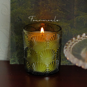 SUOQIU Plum Tea Scented Candle 165g - Chinese Ceramic Cup Aromatherapy Candle, 6 Styles - Ceramic Incense Burner