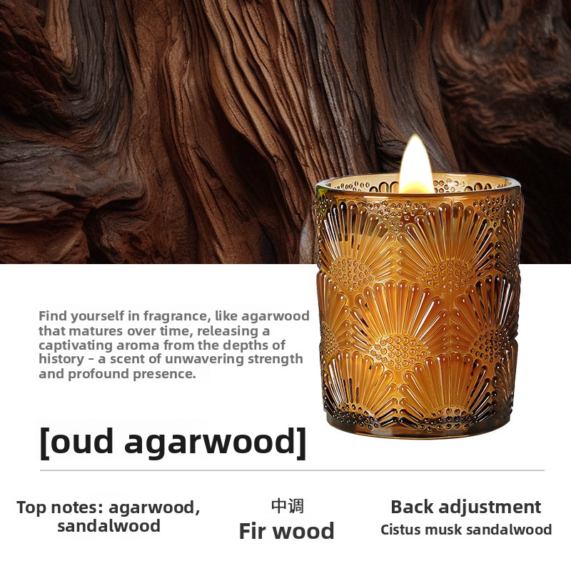 SUOQIU Plum Tea Scented Candle 165g - Chinese Ceramic Cup Aromatherapy Candle, 6 Styles - Set / Collection