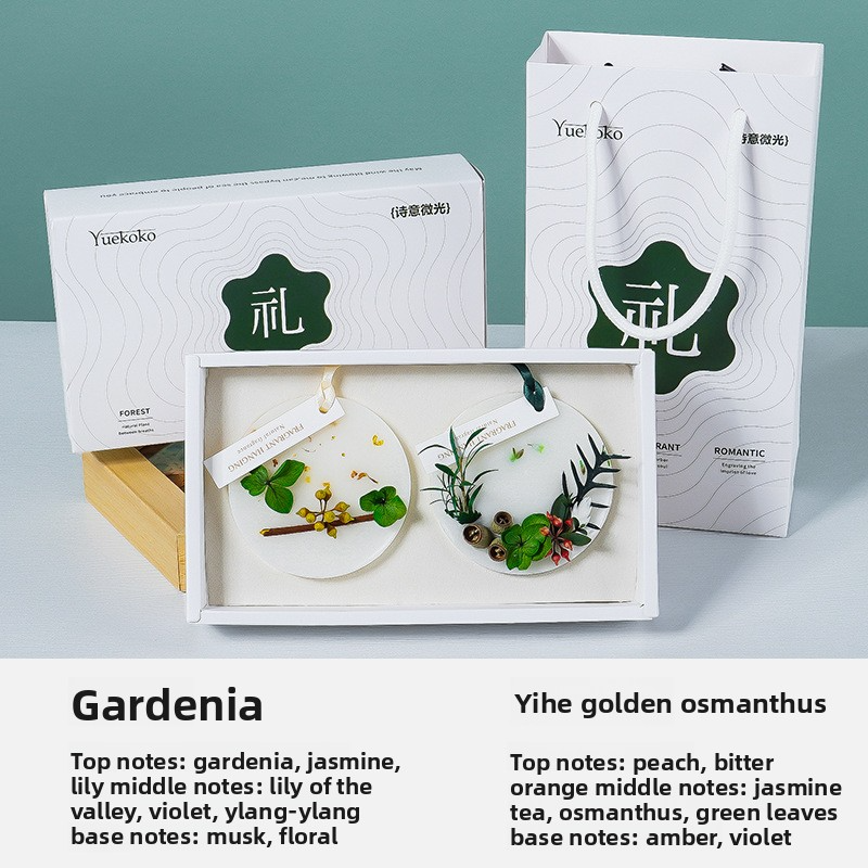 YUEKOKO Aromatherapy Wax Sachets - Wardrobe & Car Air Freshener, 17 Styles - Close-up