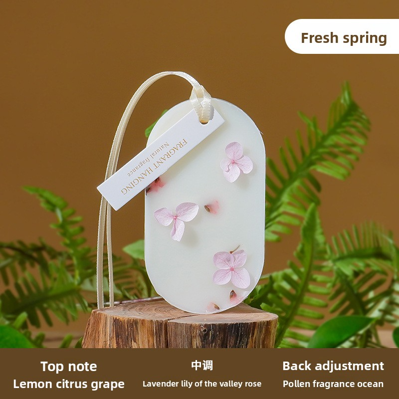 YUEKOKO Aromatherapy Wax Sachets - Wardrobe & Car Air Freshener, 17 Styles - With Accessories
