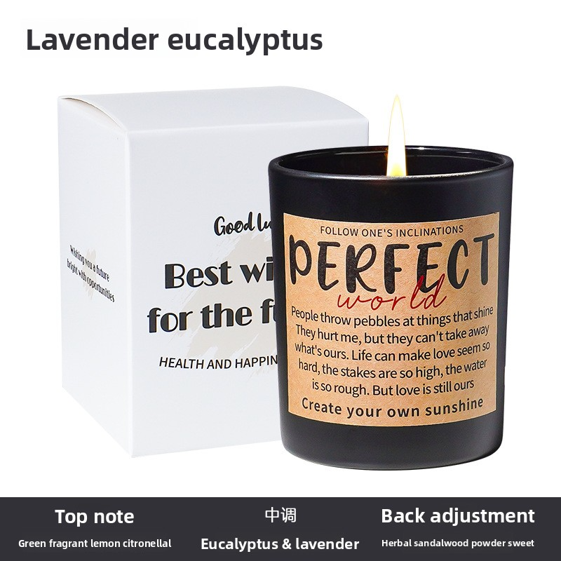 Coffee Scented Candle Gift Box - Soy Wax Aromatherapy Candle, 11 Styles - Alternative View